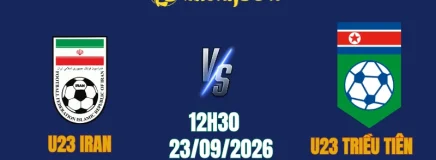 Soi Kèo U23 Iran vs U23 Triều Tiên, 12h30 Ngày 23/9: Bản Lĩnh Tây Á, Sập Bẫy Phản Công