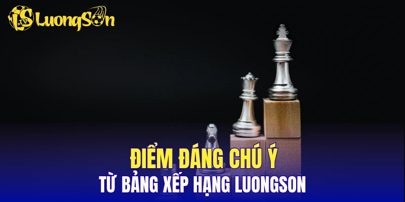 Điểm đáng chú ý từ bảng xếp hạng LuongSon