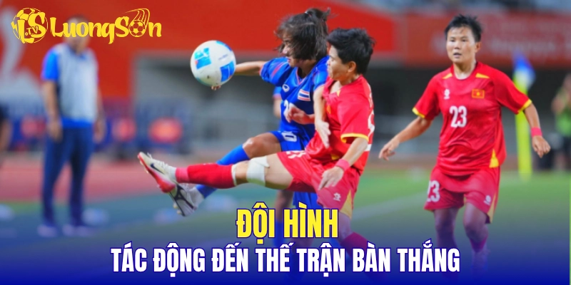 Đội hình tác động đến thế trận bàn thắng
