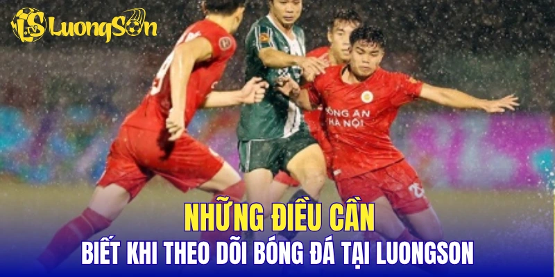 Những điều cần biết khi theo dõi bóng đá tại LuongSon